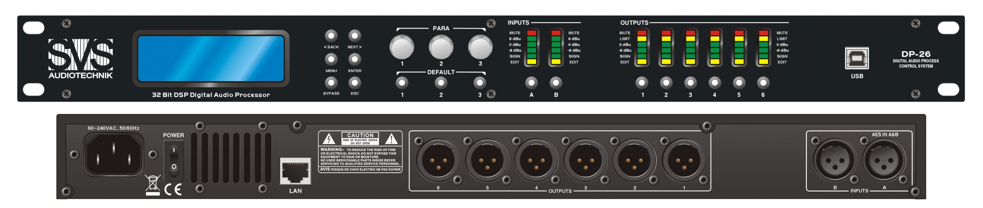 SVS Audiotechnik DP-26 Цифровой процессор: 2 входа 6 выходов в Алуште