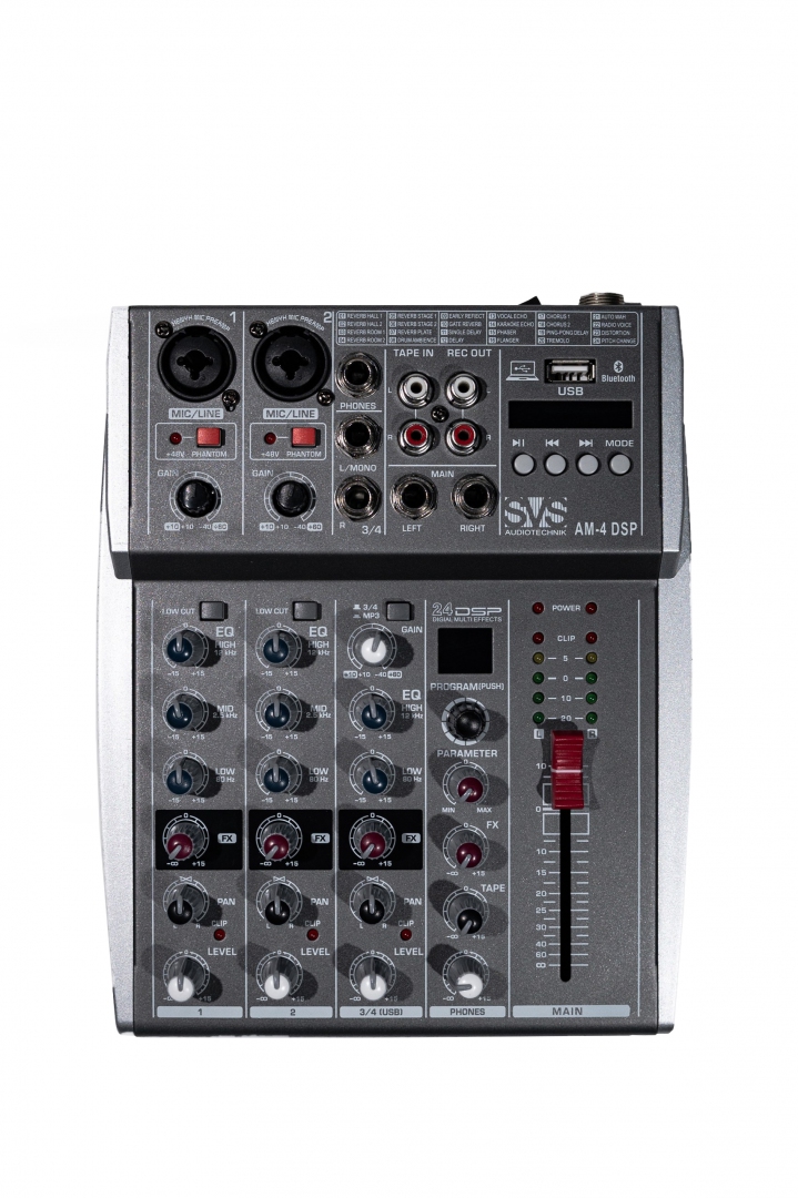 SVS Audiotechnik mixers AM-4 DSP Аналоговый микшерный пульт, 4-канала в Алуште
