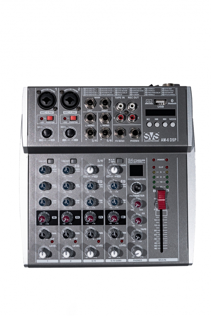 SVS Audiotechnik mixers AM-6 DSP Микшерный пульт аналоговый, 6-канальный SVS Audiotechnik mixers в Алуште