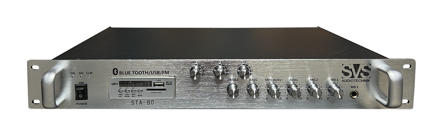 SVS Audiotechnik STA-80 Микшер-усилитель для систем Public Address в Алуште